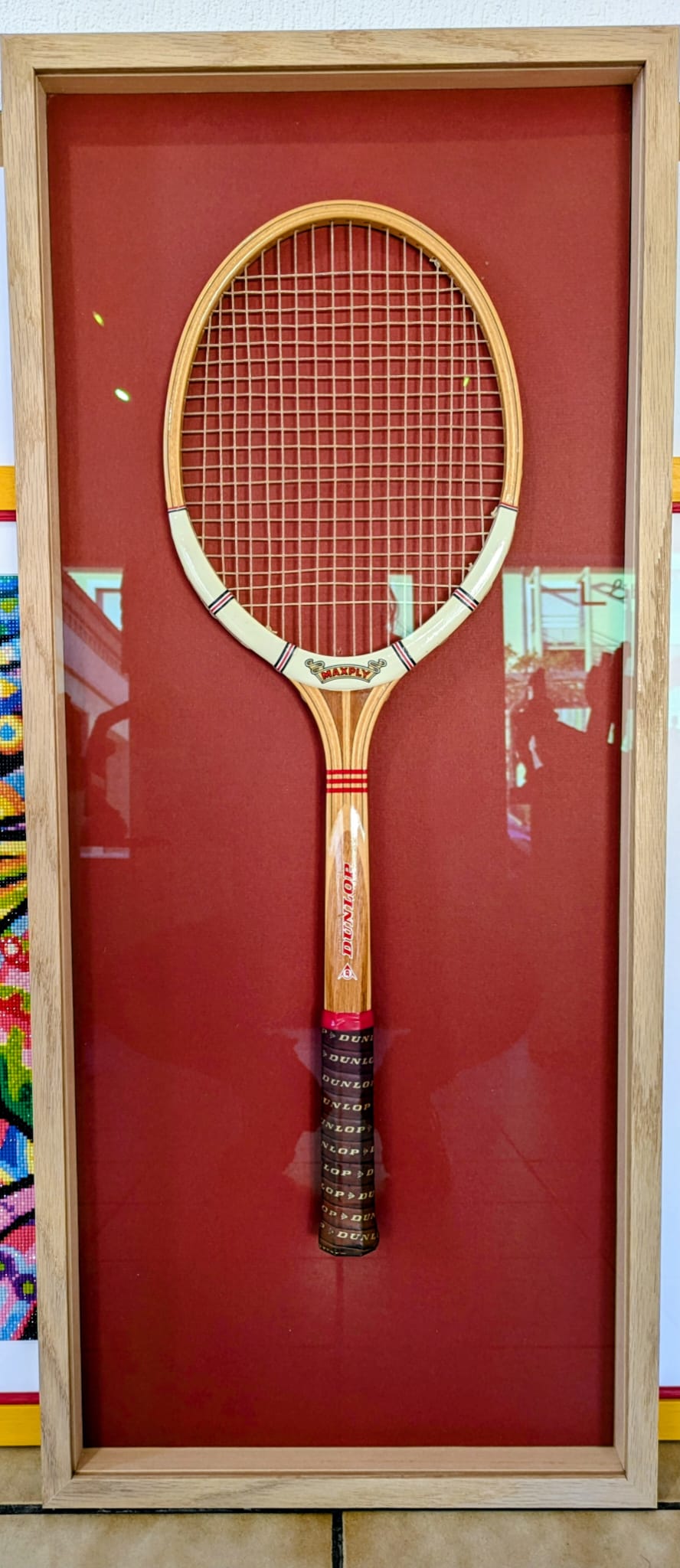 Lire la suite à propos de l’article Encadrement raquette de tennis vintage